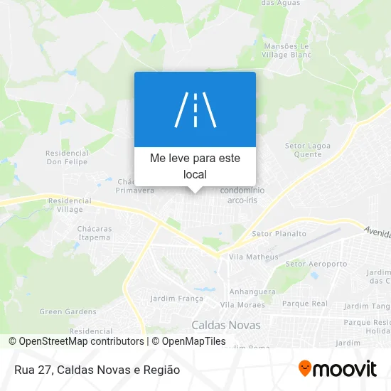 Rua 27 mapa