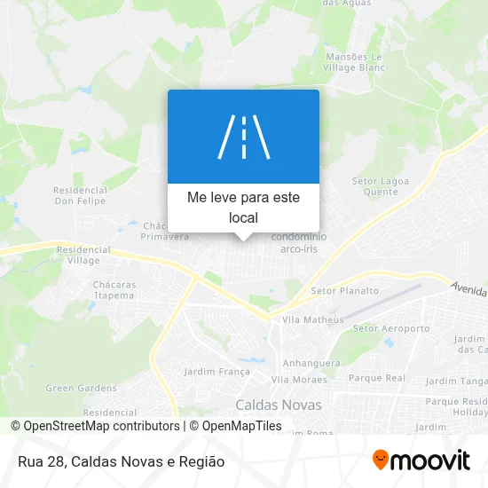 Rua 28 mapa
