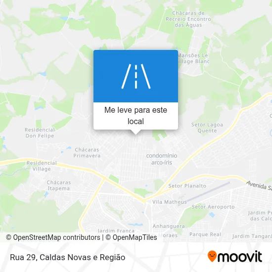 Rua 29 mapa