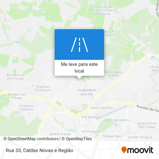 Rua 33 mapa