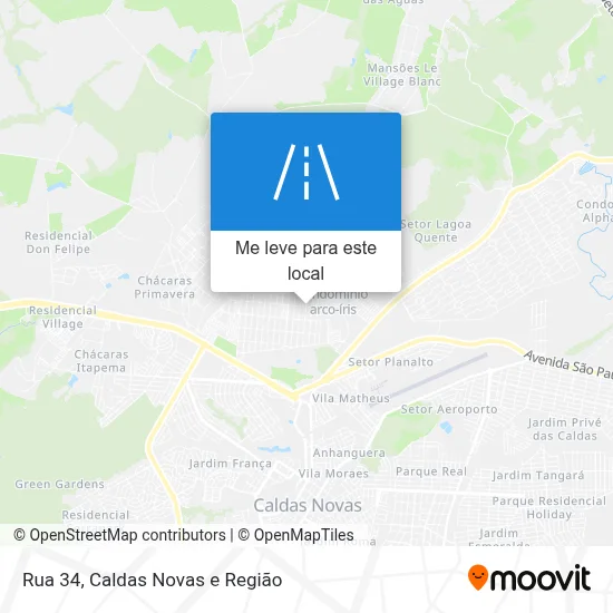 Rua 34 mapa