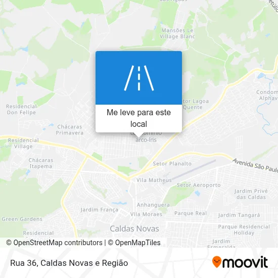 Rua 36 mapa