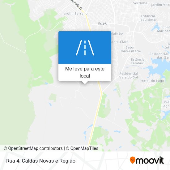 Rua 4 mapa