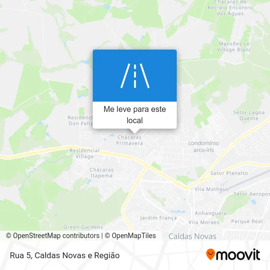Rua 5 mapa