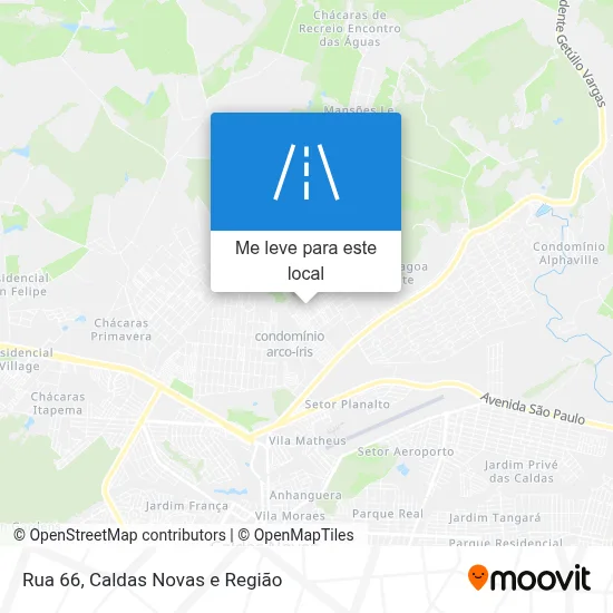 Rua 66 mapa