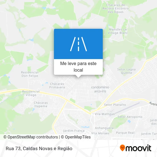 Rua 73 mapa