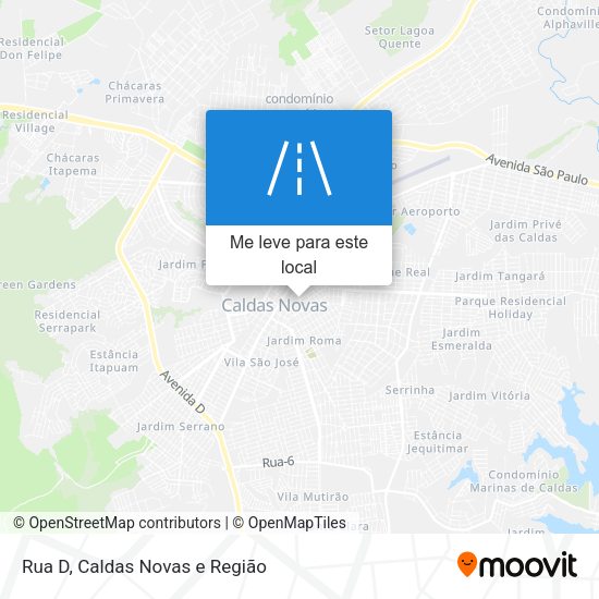 Rua D mapa