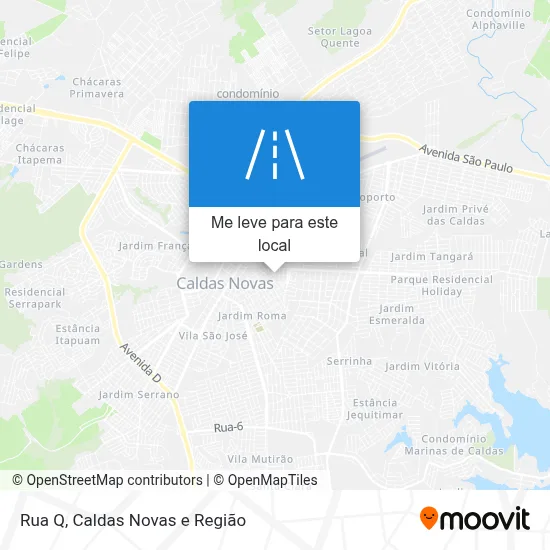 Rua Q mapa