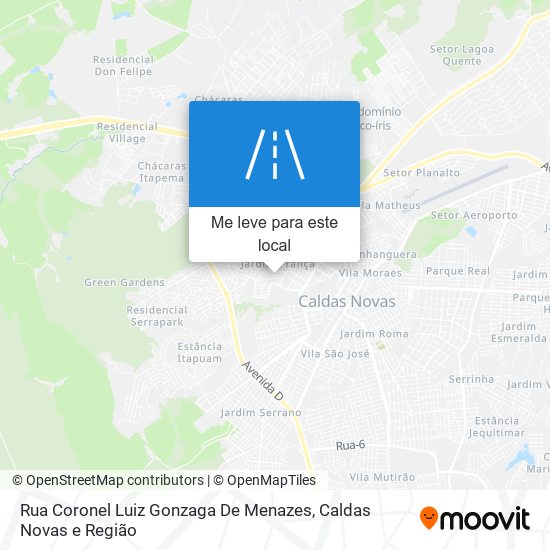 Rua Coronel Luiz Gonzaga De Menazes mapa
