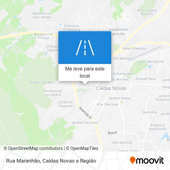Rua Maranhão mapa