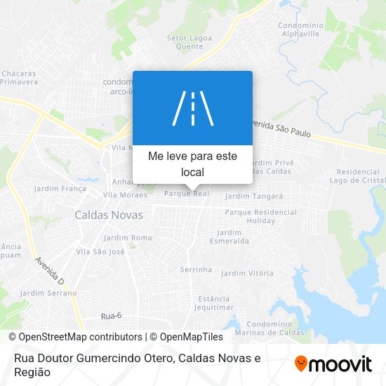 Rua Doutor Gumercindo Otero mapa