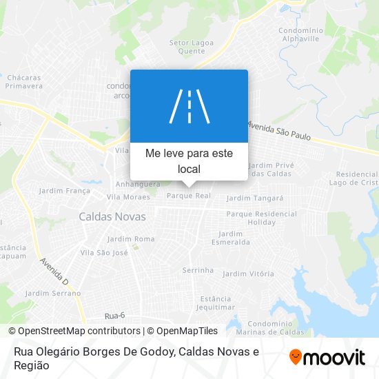 Rua Olegário Borges De Godoy mapa