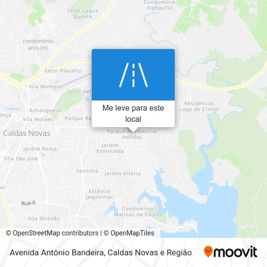 Avenida Antônio Bandeira mapa