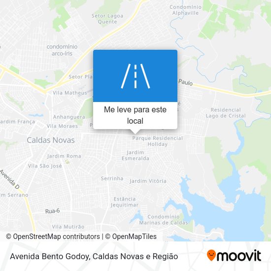 Avenida Bento Godoy mapa