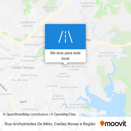 Rua Archuimedes De Melo mapa