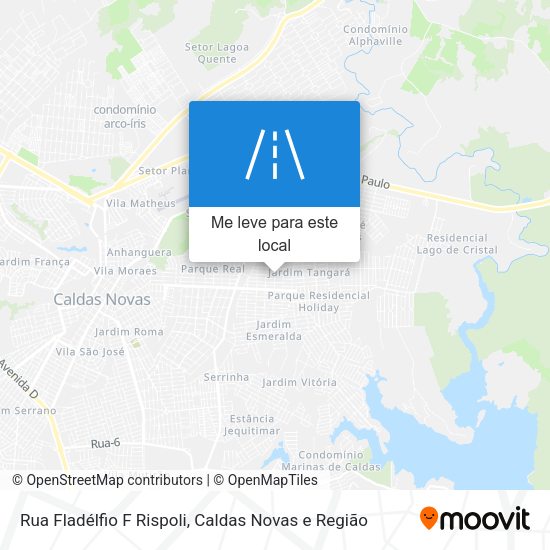 Rua Fladélfio F Rispoli mapa