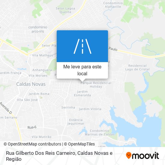 Rua Gilberto Dos Reis Carneiro mapa