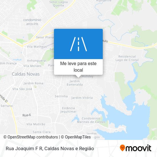 Rua Joaquim F R mapa