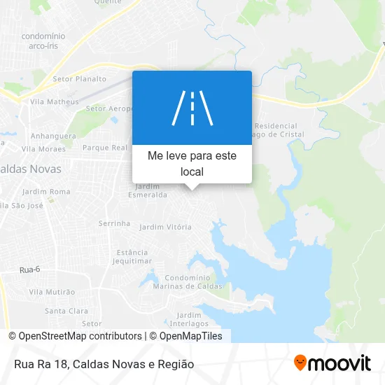 Rua Ra 18 mapa