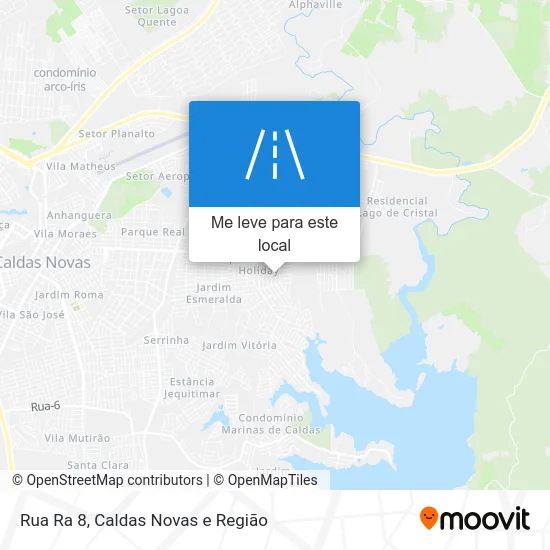 Rua Ra 8 mapa