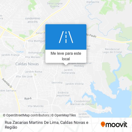Rua Zacarias Martins De Lima mapa