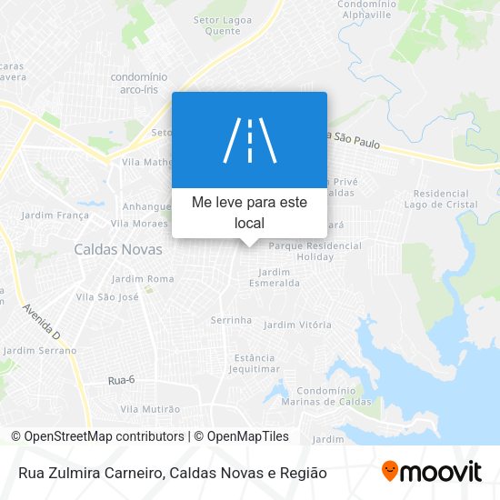 Rua Zulmira Carneiro mapa
