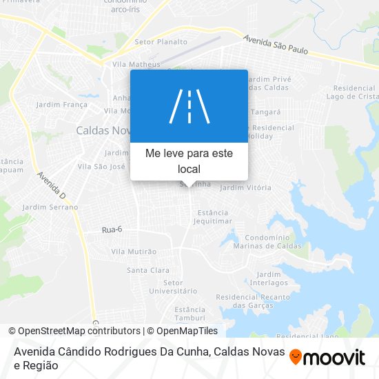 Avenida Cândido Rodrigues Da Cunha mapa