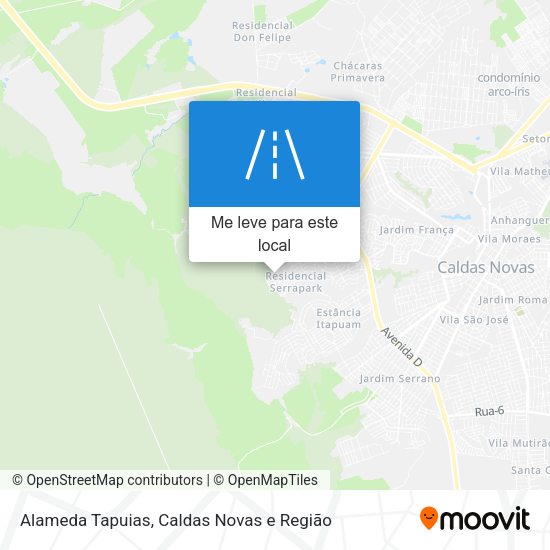 Alameda Tapuias mapa