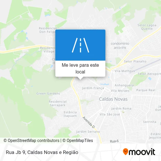 Rua Jb 9 mapa
