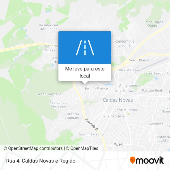 Rua 4 mapa