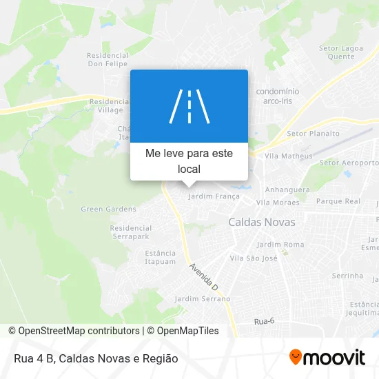 Rua 4 B mapa
