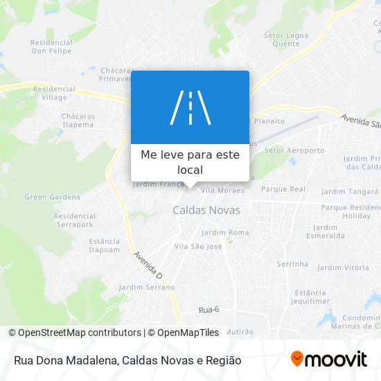 Rua Dona Madalena mapa