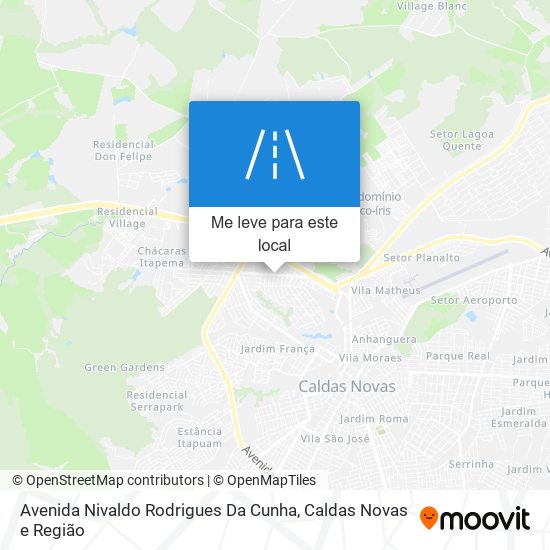 Avenida Nivaldo Rodrigues Da Cunha mapa