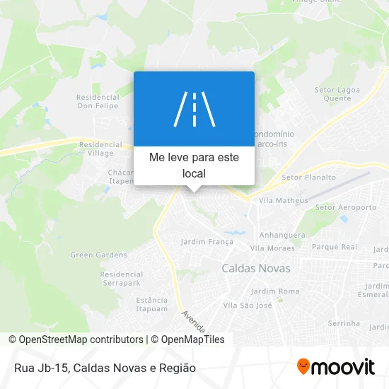 Rua Jb-15 mapa