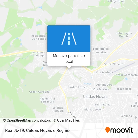 Rua Jb-19 mapa