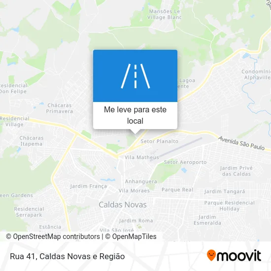 Rua 41 mapa