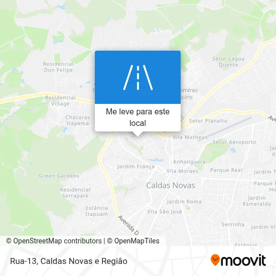 Rua-13 mapa