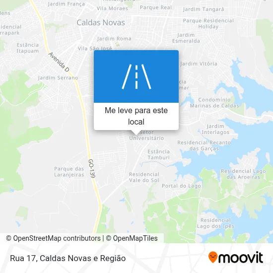 Rua 17 mapa