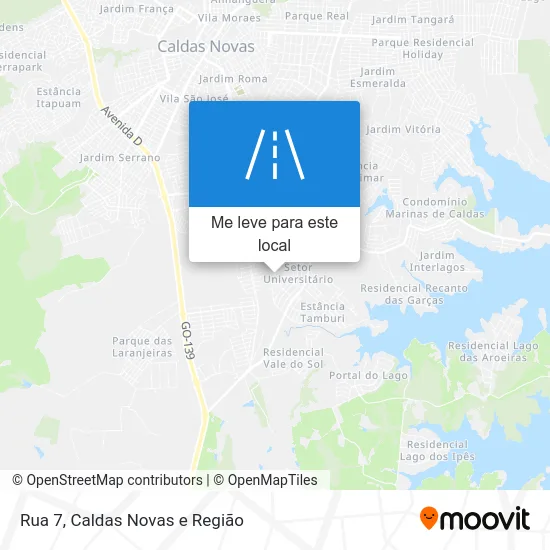 Rua 7 mapa