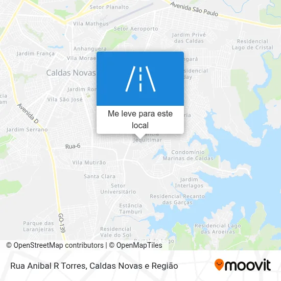 Rua Anibal R Torres mapa