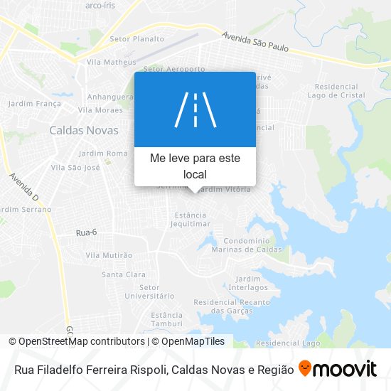 Rua Filadelfo Ferreira Rispoli mapa