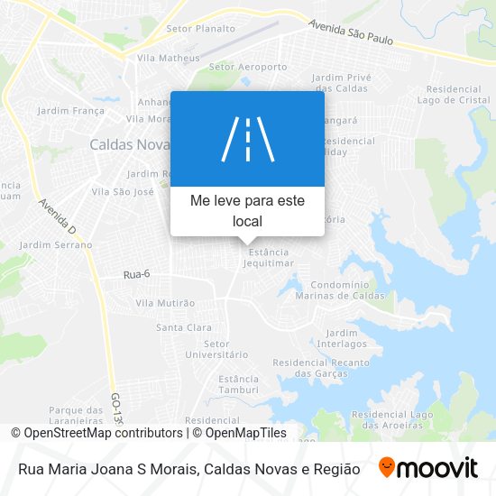 Rua Maria Joana S Morais mapa