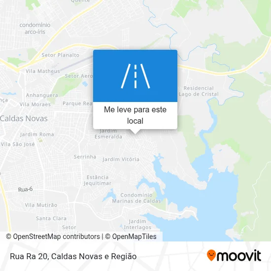 Rua Ra 20 mapa