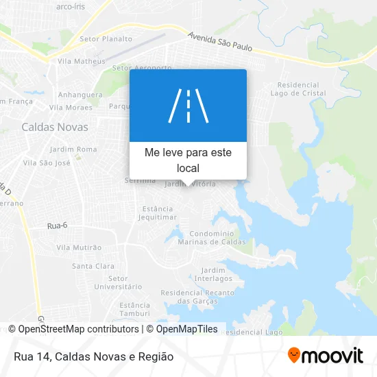 Rua 14 mapa