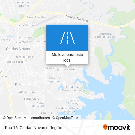 Rua 16 mapa