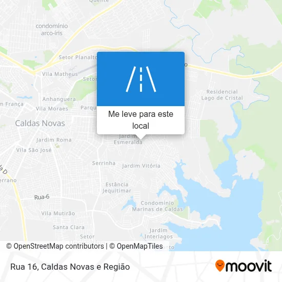 Rua 16 mapa