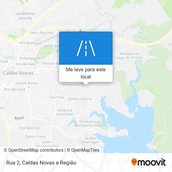 Rua 2 mapa