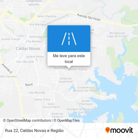 Rua 22 mapa