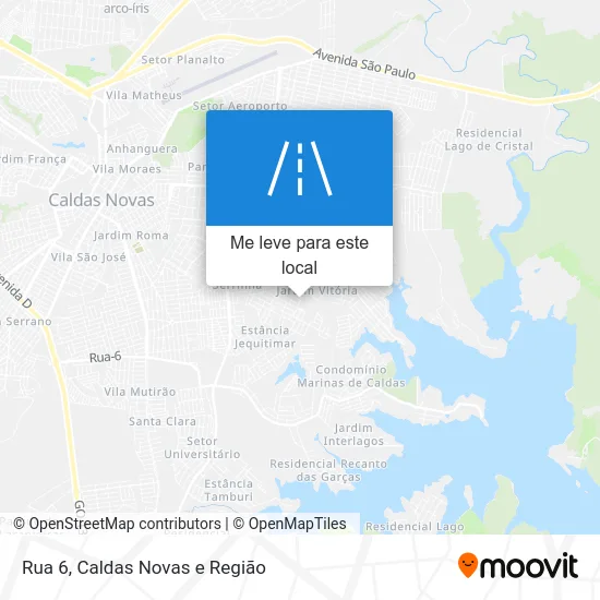 Rua 6 mapa