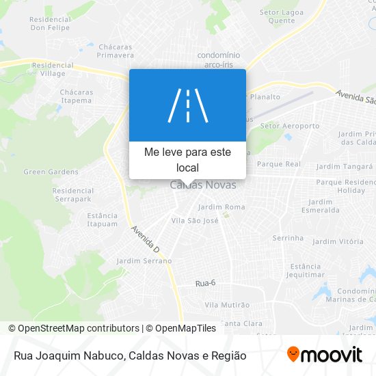Rua Joaquim Nabuco mapa